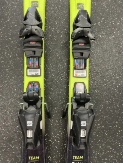 Used Head SUPER SHAPE TEAM Boys DH Ski/Binding Yellow 97 cm