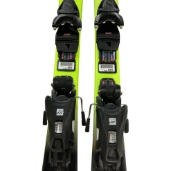 Used Head SUPER SHAPE TEAM Boys DH Ski/Binding Yellow 97 cm
