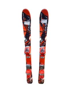 Used Head TEAM Boys DH Ski/Binding Red 96 cm