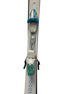 Used Head 2018 TOTAL JOY Womens 168 cm Snow Skis w/ Joy 11 Bindings