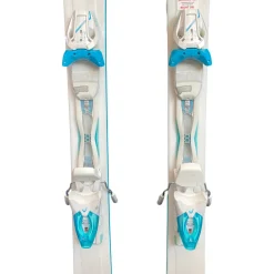 Used Head TOTAL JOY Womens DH Ski/Binding Carolina Blue And White 163 cm