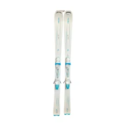 Used Head TOTAL JOY Womens DH Ski/Binding Carolina Blue And White 163 cm