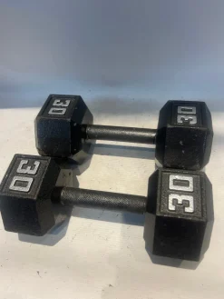 Used Hex Dumbbell (Each) 30 lb