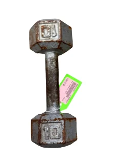 Used Hex Dumbbell (Each) 10 lb