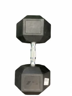Used Hex Dumbbell (Each) 75 lb