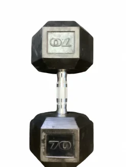 Used Hex Dumbbell (Each) 70 lb