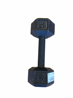 Used Hex Dumbbell (Each) 15 lb