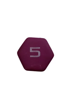 Used Hex Dumbbell (Each) Pink 5 lb