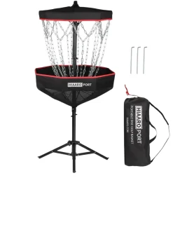 Used HIAARO Portable DISC GOLF BASKET - Like New