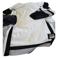 Used HOCKEY MONKEY YTH S/M PRACTICE JERSEY Hockey Practice Jersey White S/M
