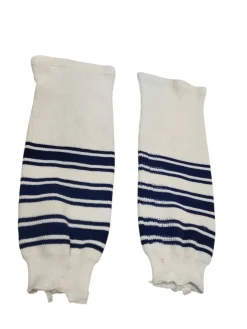 Used Hockey Sock Clear And Royal Blue 24"