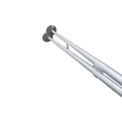 Used HOT STUFF POLES 120CM Mens DH Ski Pole Grey 120 cm / 48 in