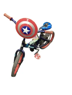 Used Huffy CAPTAIN AMERICA BMX Bike Boys Navy Blue 16"