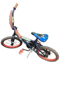 Used Huffy CAPTAIN AMERICA BMX Bike Boys Navy Blue 16"