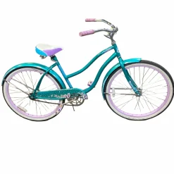 Used Huffy GOOD VIBRATIONS Cruiser Bike Womens Teal 17-18" - MD Frame