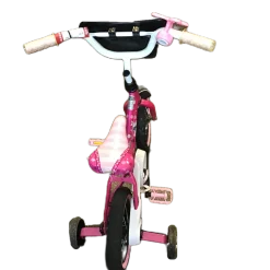 Used Huffy MINNIE MOUSE Training Wheel Bike Girls Pink 12"