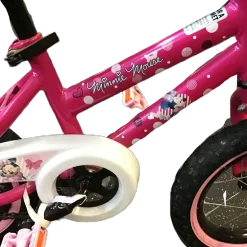 Used Huffy MINNIE MOUSE Training Wheel Bike Girls Pink 12