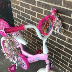 Used Huffy PRINCES 16 IN TRAINING BIKE Training Wheel Bike Girls Pink 16