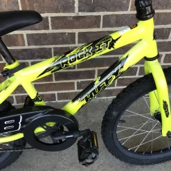 Used Huffy ROCK IT 18 IN BOYS BMX BIKE BMX Bike Boys Yellow 18