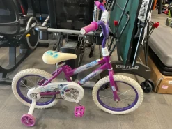 Used Huffy SEA STAR 16 Training Wheel Bike Girls Pink 16"