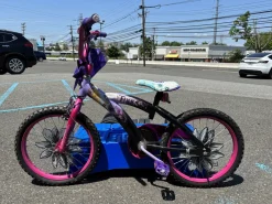 Used Huffy TINKERBELL Cruiser Bike Girls Purple 18"