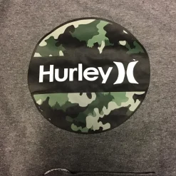 Used Hurley Youth Long Sleeve Hoodie Grey