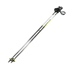 Used ICE EXTREME SKI POLES Mens DH Ski Pole Black 130 cm / 52 in