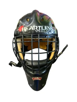 Used Itech GOALIE HELMET Inter Goalie Helmet/Mask Black One Size