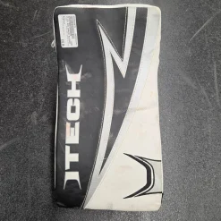 Used Itech RX5 GOALIE BLOCKER Senior Goalie Blocker Black And White