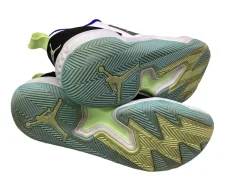 Used Jordan JORDAN ONE TAKE 4 WHITE COPA LIME MENS Running/X-Train Shoes M Royal Blue And White Senior 11