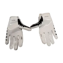 Used JORDAN VAPOR KNIT FB Gloves White LG