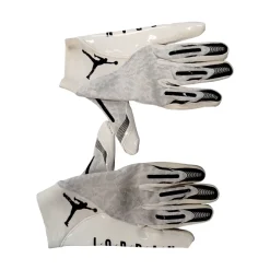 Used JORDAN VAPOR KNIT FB Gloves White LG