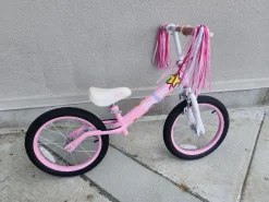 Used JOYSTAR Balance Bike Girls Pink 16"