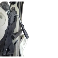 Used K2 AMP INDY JSL JUNIOR SKIS Boys DH Ski Bindings White