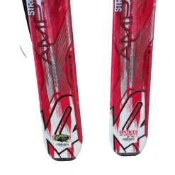 Used K2 AMP STRIKE W/ MARKER FASTTRAK BINDING Mens DH Ski/Binding Red 167 cm