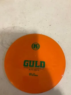 Used KASTAPLAST GULD Disc Golf Driver Orange