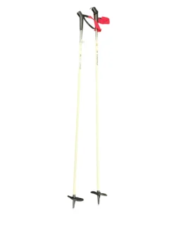 Used KASTLE Mens XC Ski Poles White 125 cm / 50 in