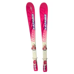 Used KAZAMA SPAX J3 Girls DH Ski/Binding Pink 130 cm