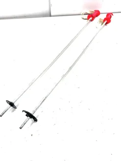Used K2 COMPETITION Womens DH Ski Pole White 115 cm / 46 in