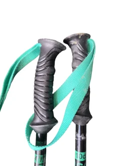 Used K2 COMPOSITE SKI POLES Boys DH Ski Pole Black 110 cm / 44 in