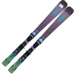 Used K2 DISRUPTION 81 TI Womens Down Hill Ski/Binding Maroon 146 cm