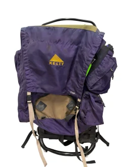 Used Kelty TIOGA External Frame Backpack Purple