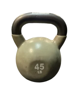 Used Kettle Dumbbell (Each) Grey 45 lb