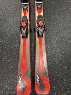 Used K2 IKONIC 85 TI Mens DH Ski/Binding Red 170 cm