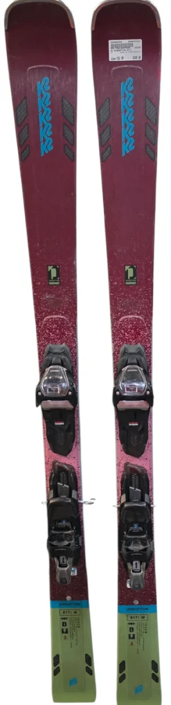 Used K2 K2 DISRUPTION 81TI Womens DH Ski/Binding None 153 cm