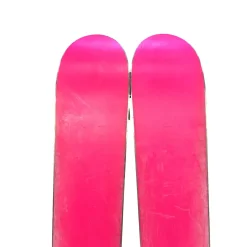 Used K2 LUV BUG 120 Girls DH Ski/Binding Pink 110 cm