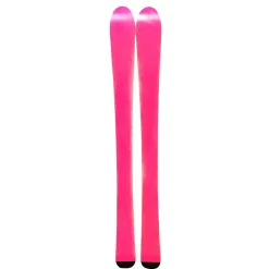 Used K2 LUV BUG 120 Girls DH Ski/Binding Pink 110 cm
