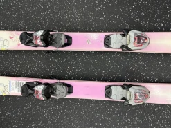 Used K2 LUV BUG Girls DH Ski/Binding Pink 134 cm