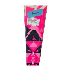 Used K2 LUV BUG GIRLS SKIS Girls DH Ski/Binding Pink 136 cm