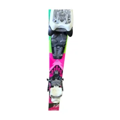 Used K2 LUV BUG GIRLS SKIS Girls DH Ski/Binding Pink 136 cm